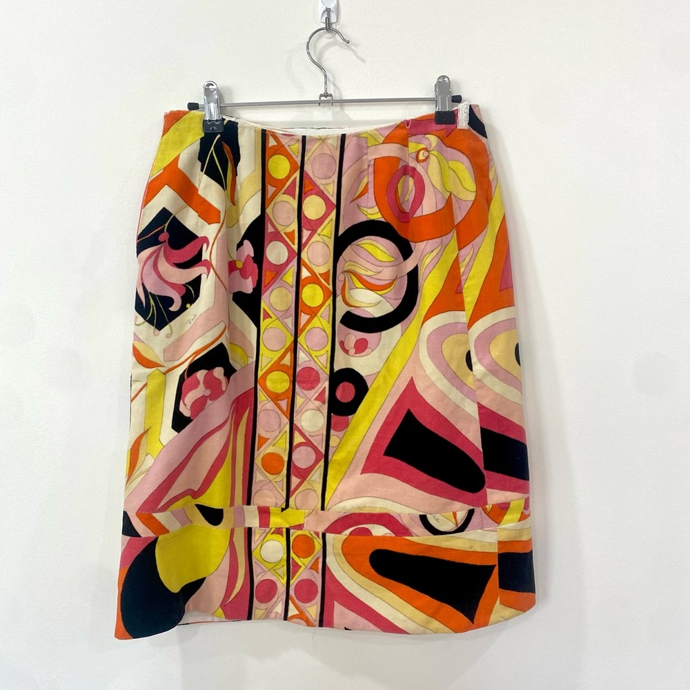 Vintage Valore Multicolored “Pucci” pencil skirt